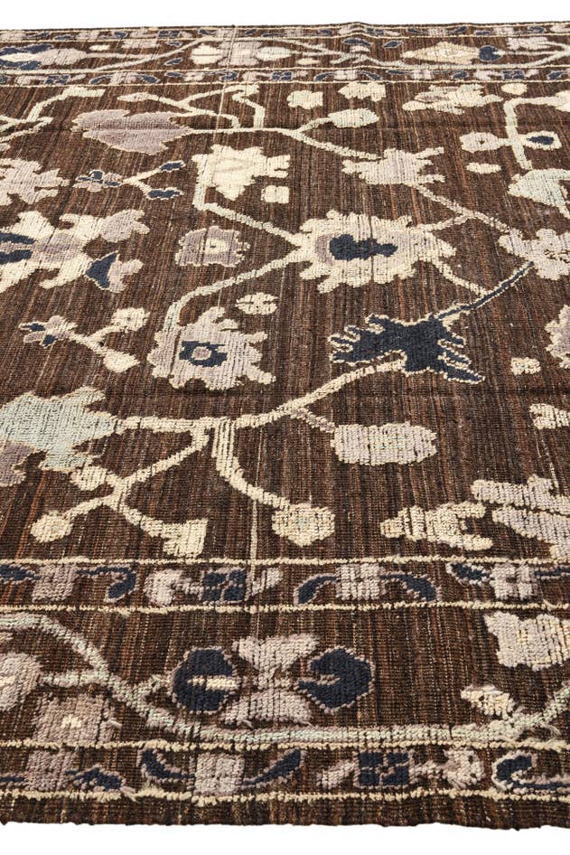 Detailansicht von 275cm x 370cm Handgeknüpft Oushak Wolle Teppich