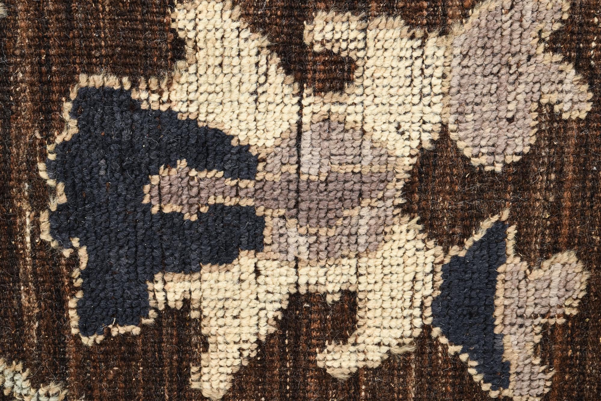 9' x 12' 2 Hand Knotted Oushak Wool Rug