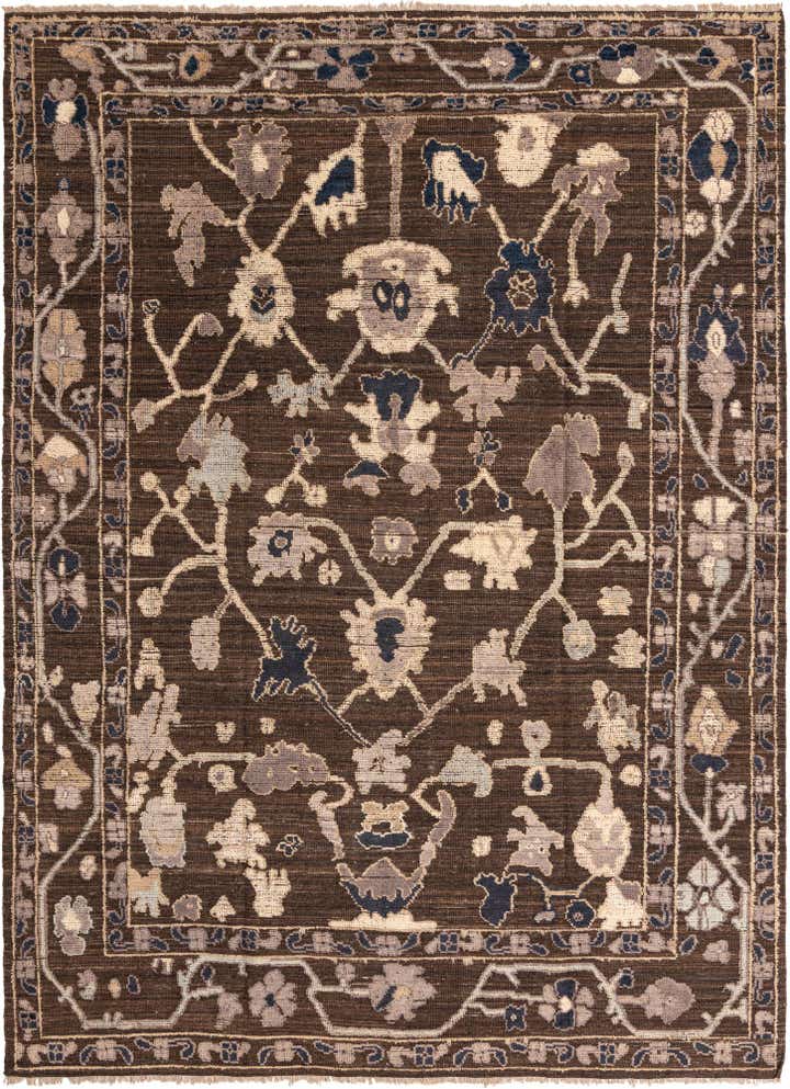 275cm x 370cm Handgeknüpft Oushak Wolle Teppich