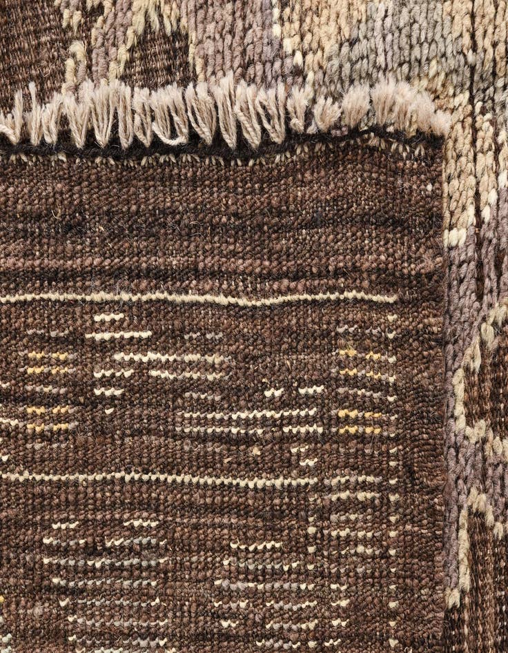 Detail image of 9' 4 x 12' 3  Hand Knotted Oushak Wool Rug