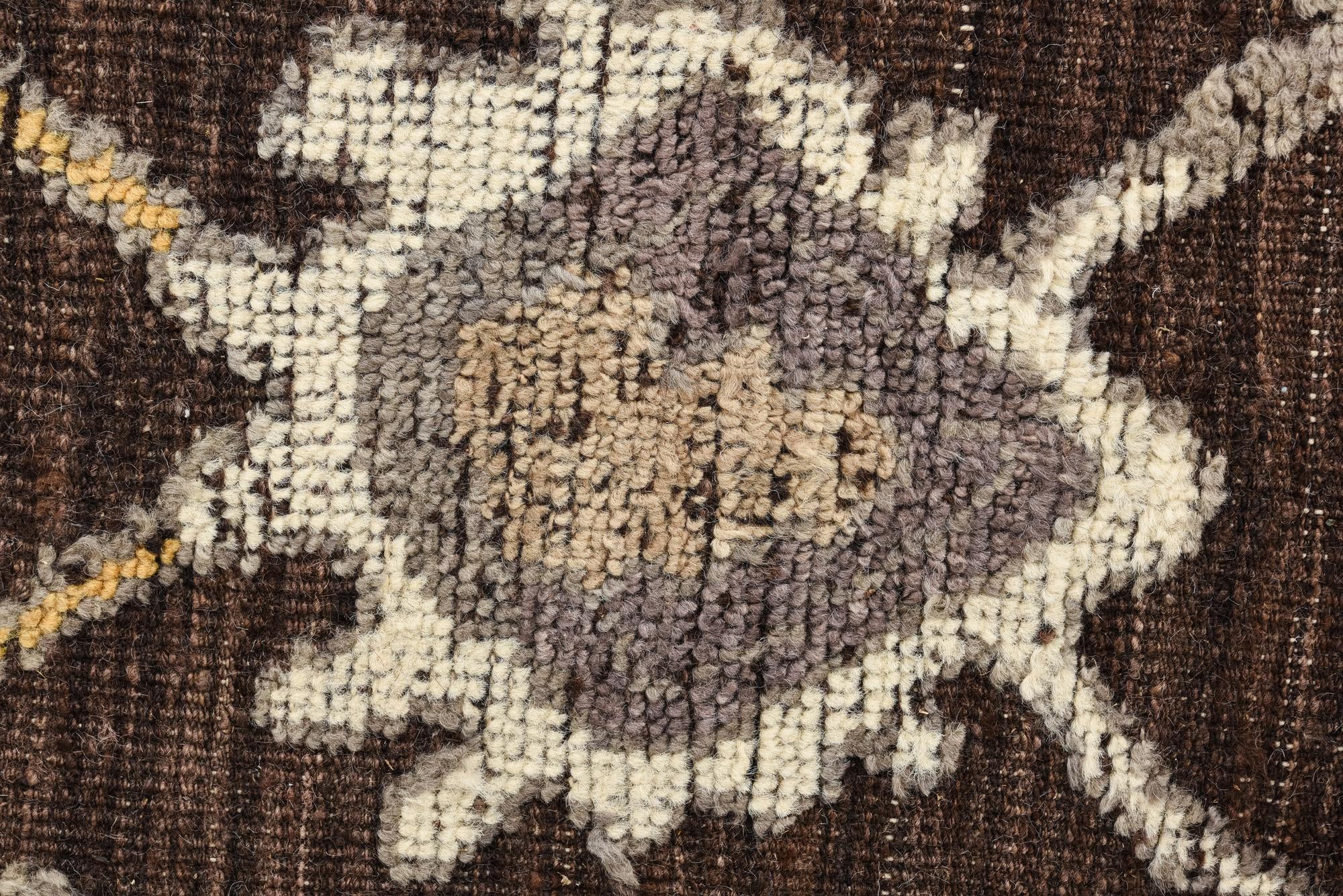 9' 3 x 12' 1 Hand Knotted Oushak Wool Rug