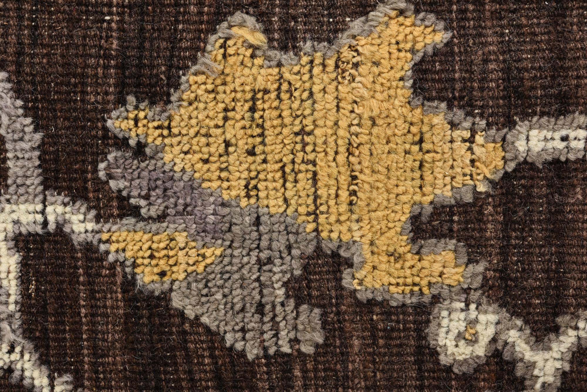 9' 3 x 12' 1 Hand Knotted Oushak Wool Rug