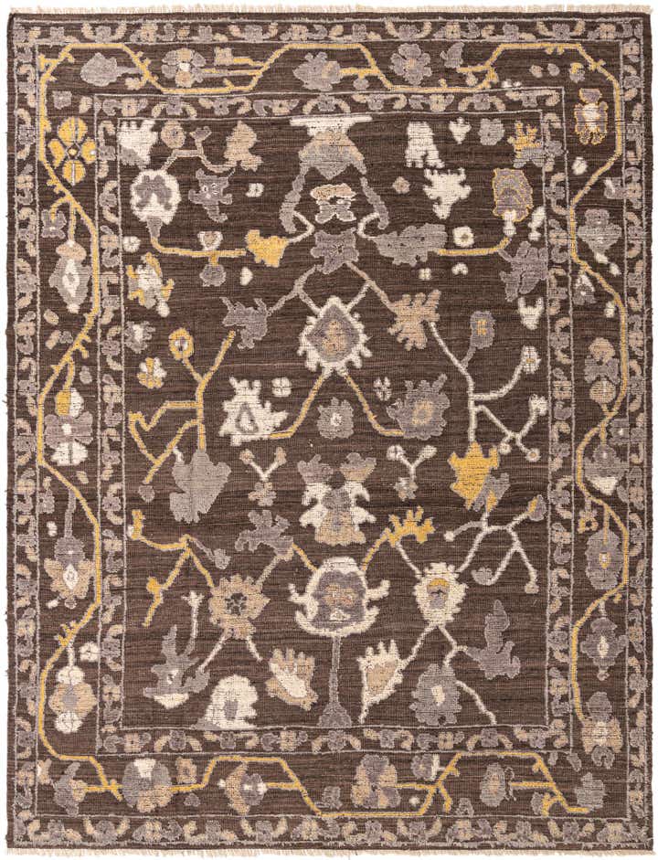 280cm x 370cm Handgeknüpft Oushak Wolle Teppich