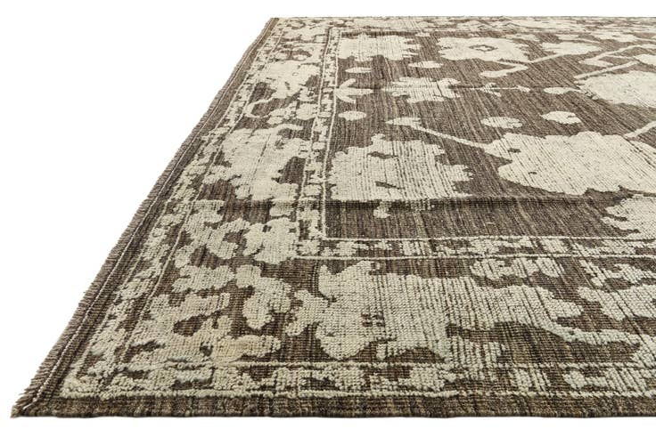 Detail image of 9' 3 x 12' 7 Hand Knotted Oushak Wool Rug