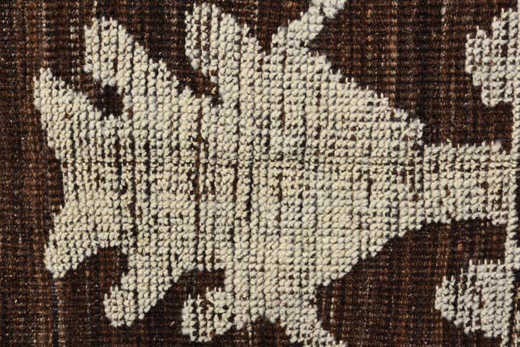 Detail image of 9' 3 x 12' 7 Hand Knotted Oushak Wool Rug