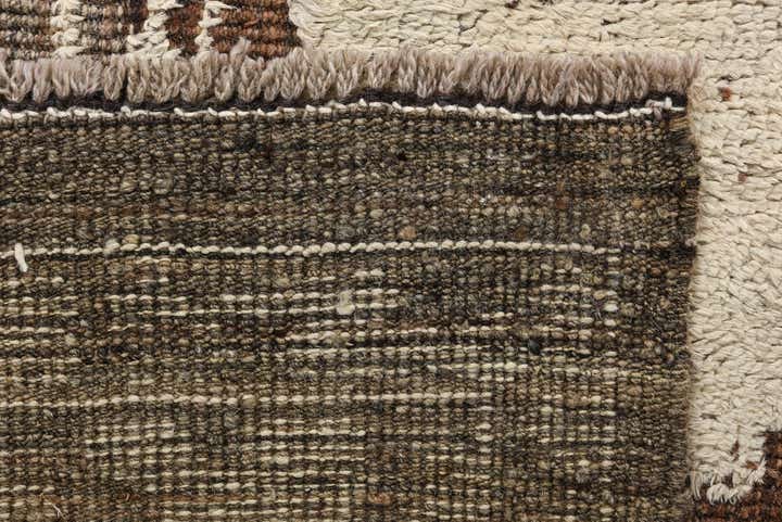 9' 1 x 12' 7 Hand Knotted Oushak Wool Rug