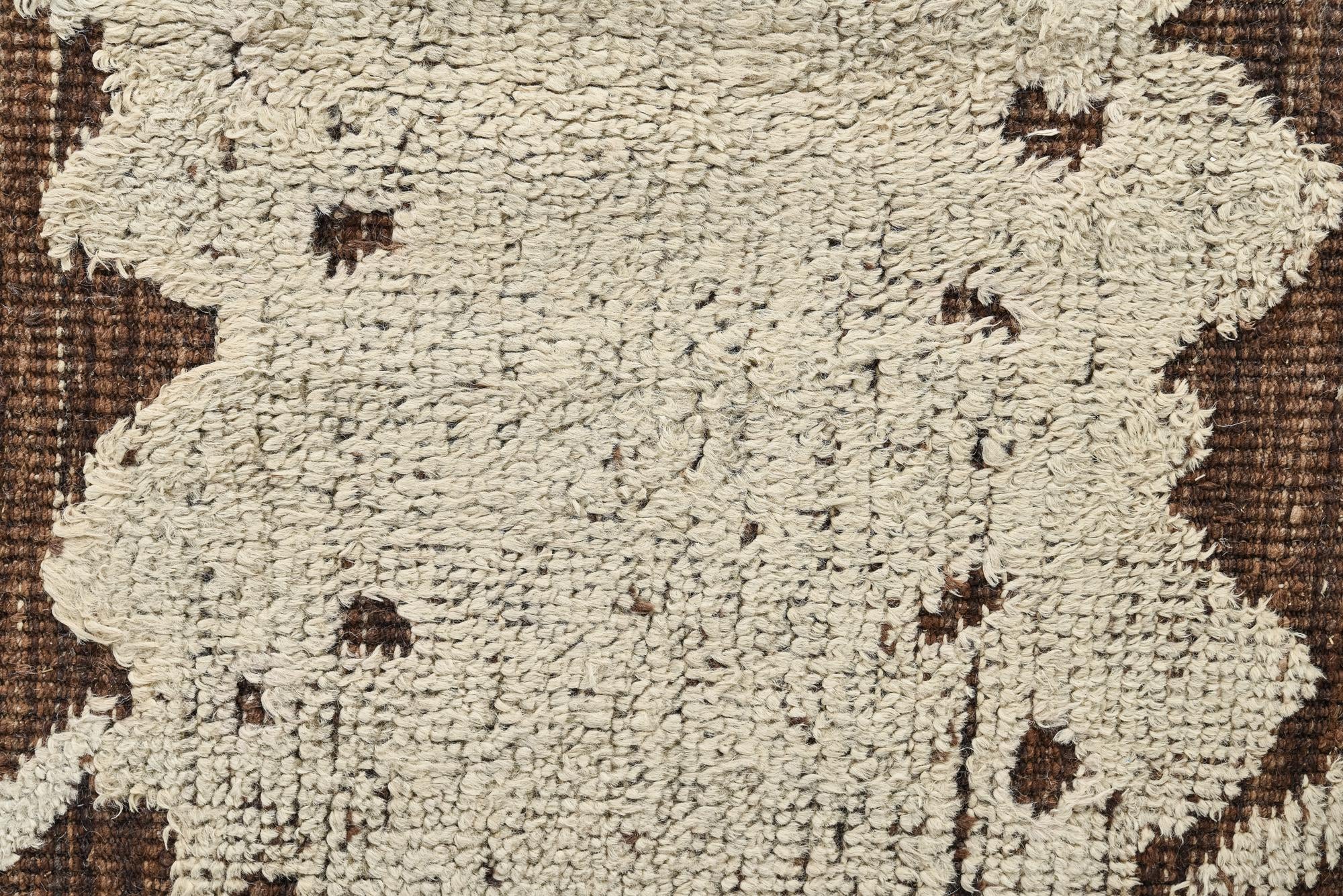 9' 1 x 12' 7 Hand Knotted Oushak Wool Rug