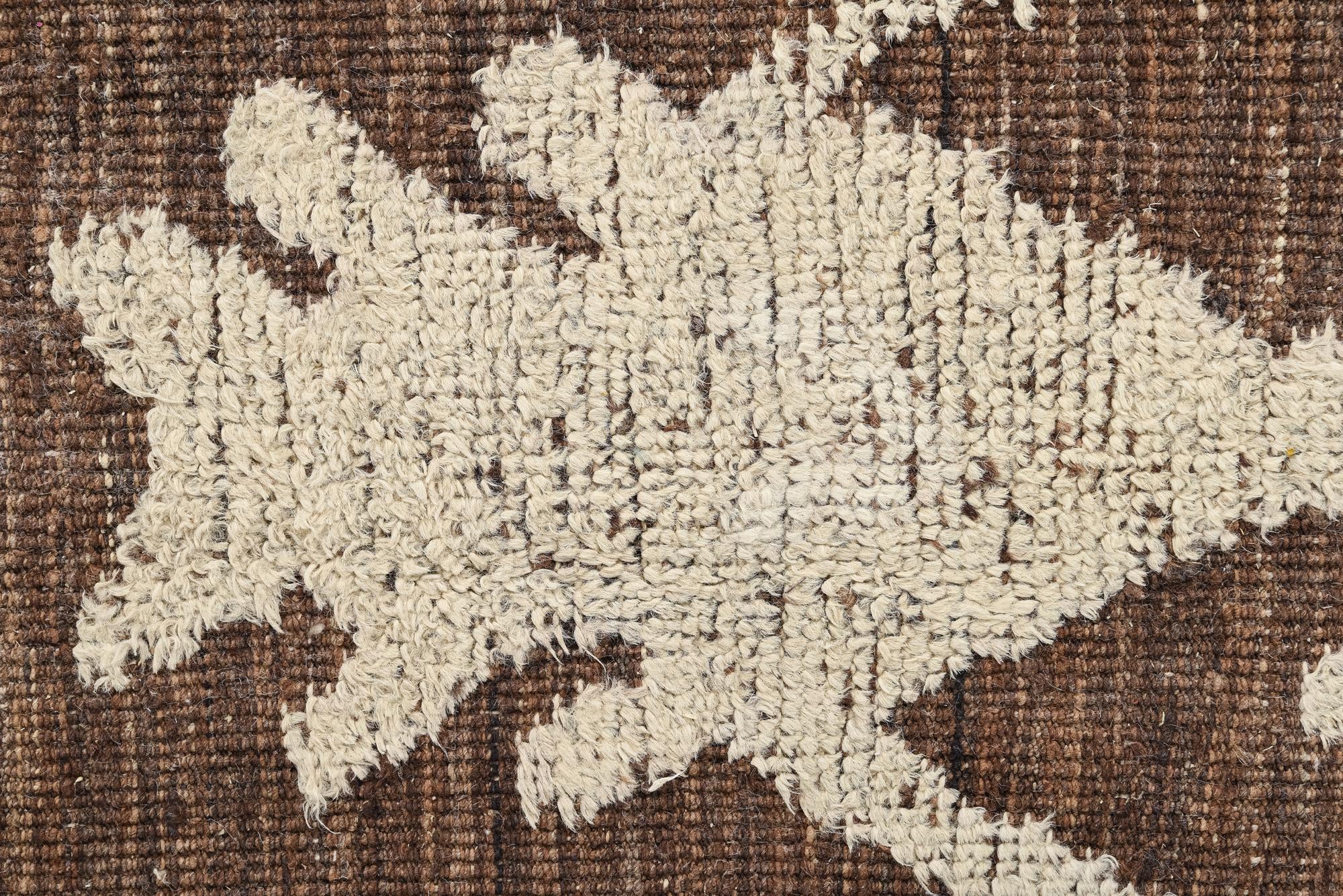 9' 1 x 12' 7 Hand Knotted Oushak Wool Rug