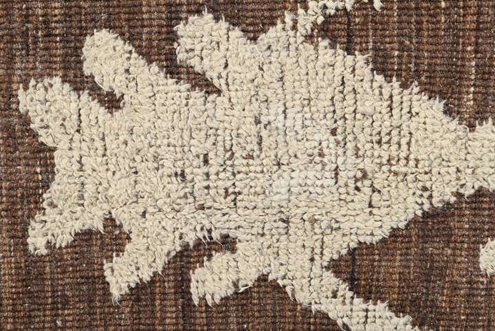 9' 1 x 12' 7 Hand Knotted Oushak Wool Rug