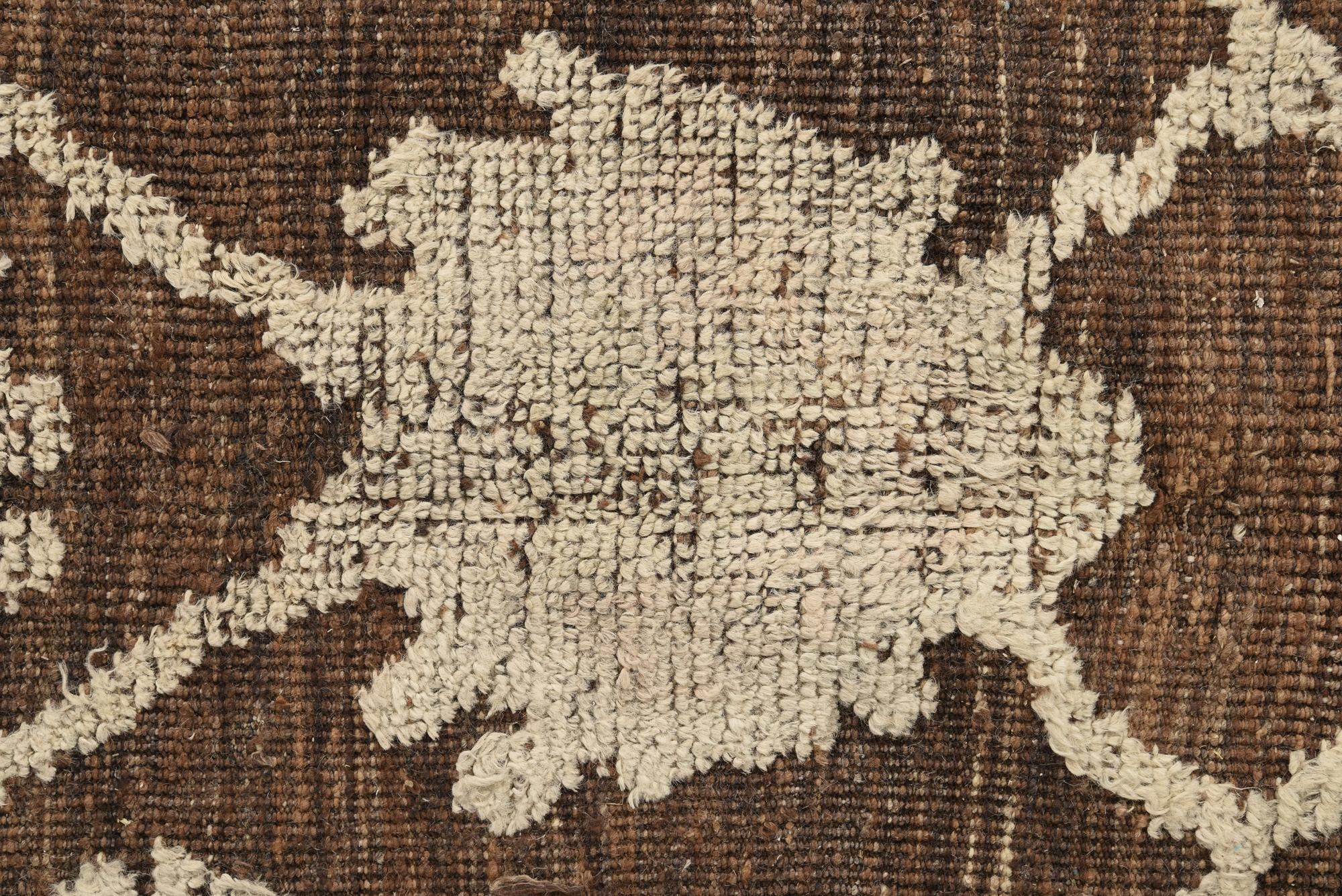 9' 2 x 12' 1 Hand Knotted Oushak Wool Rug
