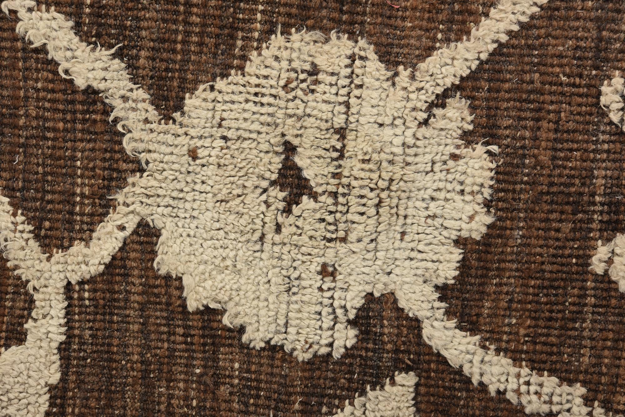 9' 2 x 12' 1 Hand Knotted Oushak Wool Rug