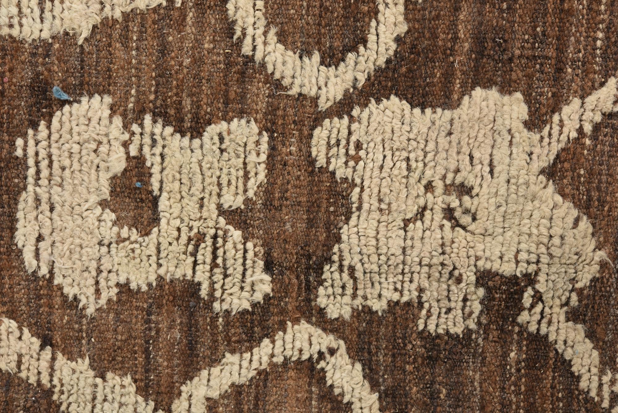 9' 1 x 13' Hand Knotted Oushak Wool Rug
