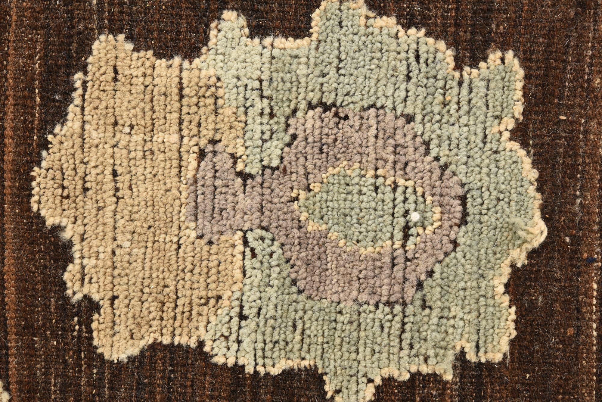 10' 2 x 13' 10 Hand Knotted Oushak Wool Rug