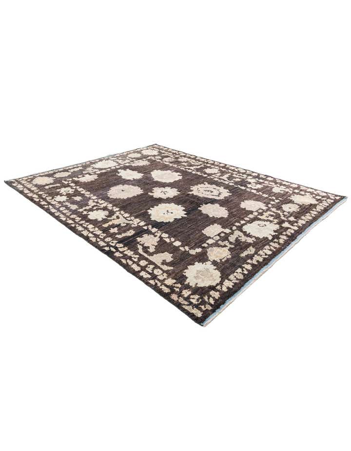 8' 2 x 10' 2 Hand Knotted Oushak Wool Rug