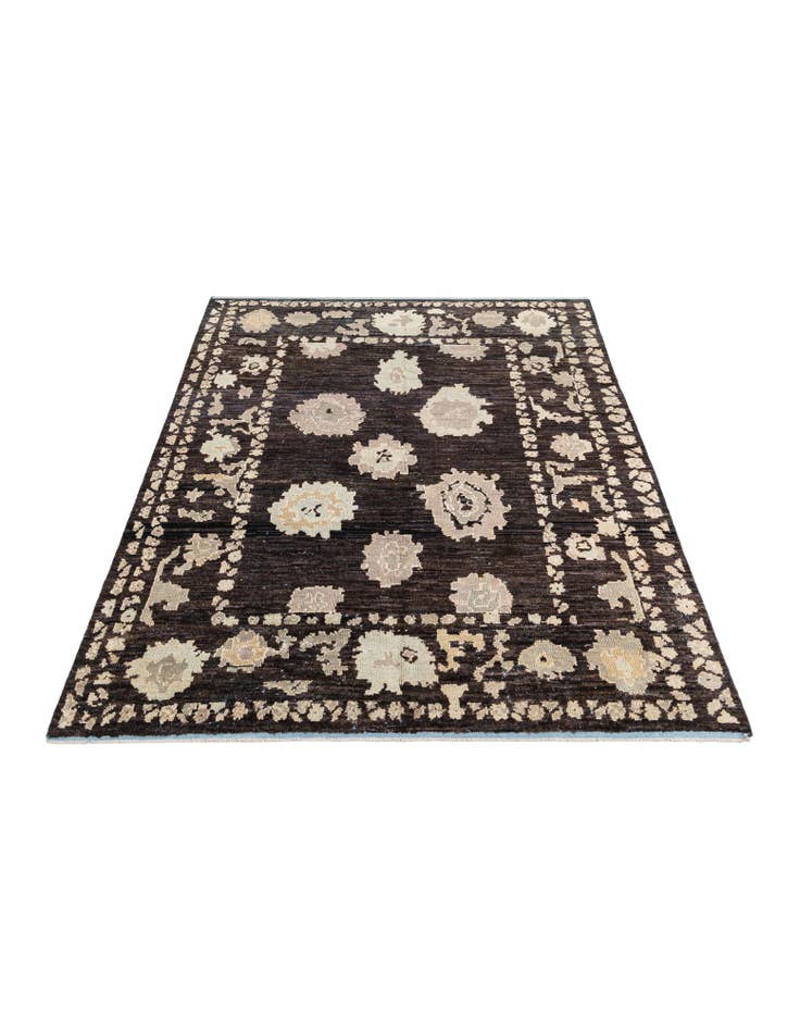 Detail image of 8' 2 x 10' 2 Hand Knotted Oushak Wool Rug