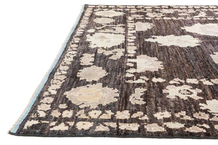 8' 2 x 10' 2 Hand Knotted Oushak Wool Rug