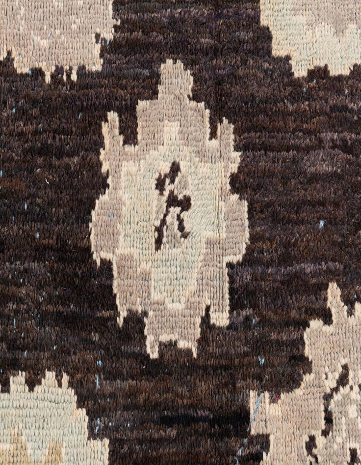 Detail image of 8' 2 x 10' 2  Hand Knotted Oushak Wool Rug