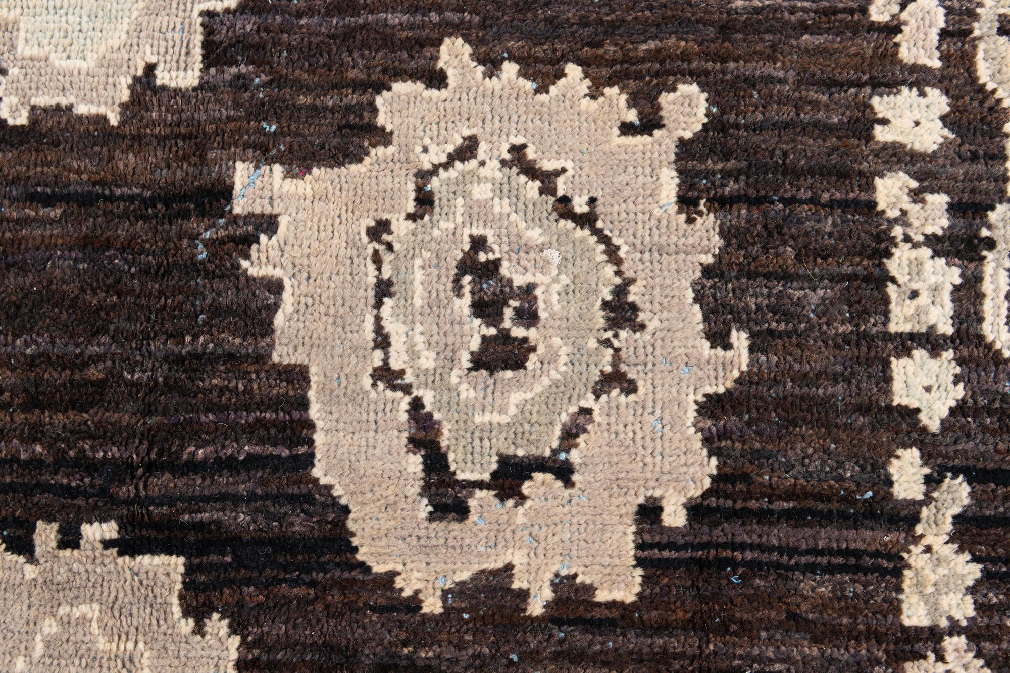 8' 2 x 10' 2 Hand Knotted Oushak Wool Rug
