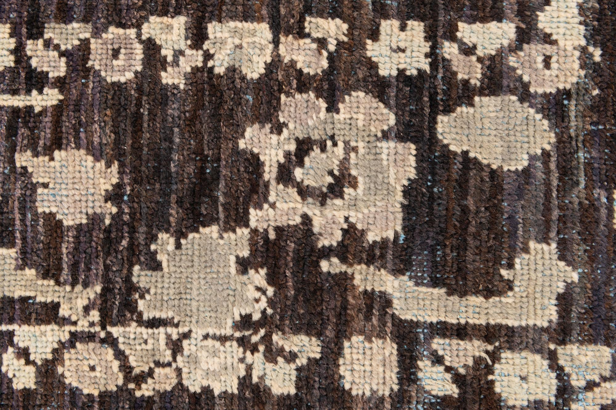 8' 2 x 10' 2 Hand Knotted Oushak Wool Rug