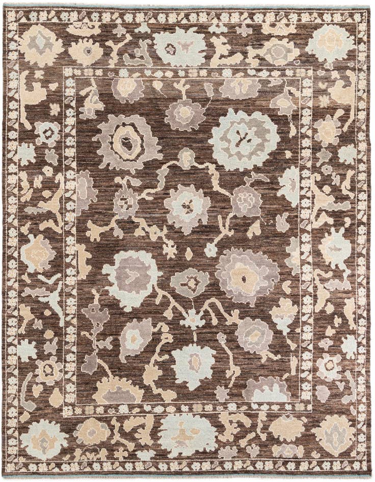 Detail image of 9' x 11' 10 Hand Knotted Oushak Wool Rug
