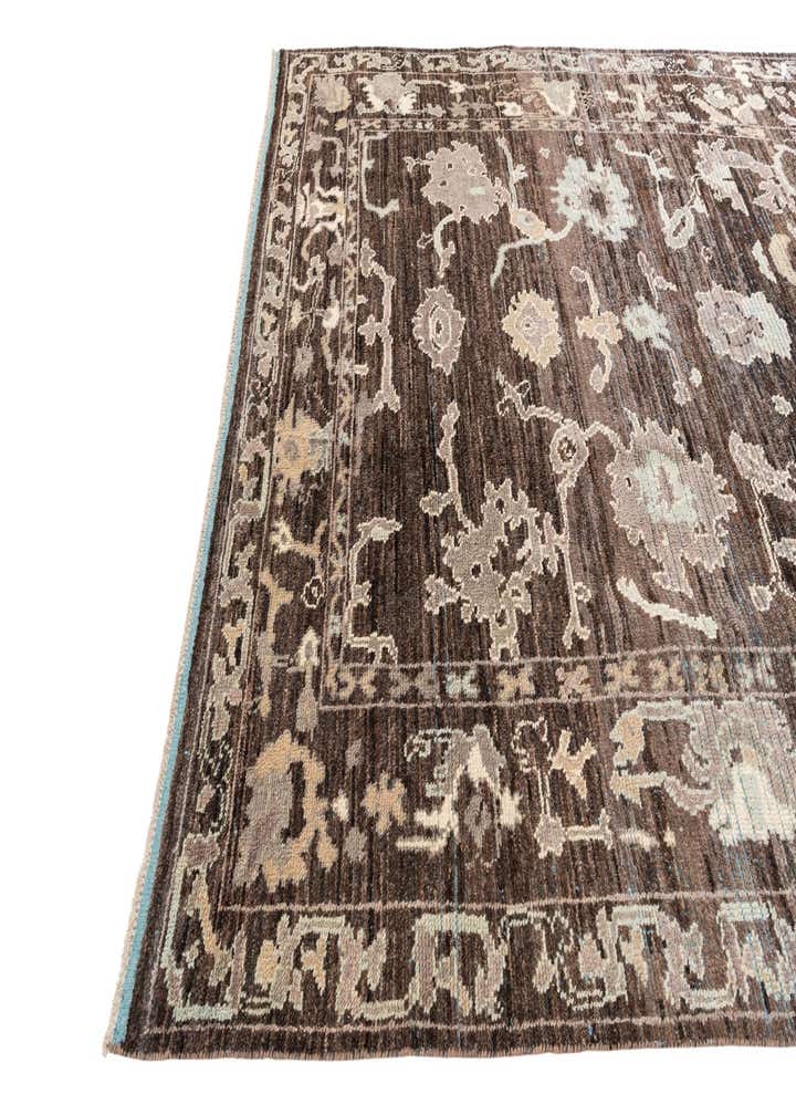 8' 3 x 9' 8 Hand Knotted Oushak Wool Rug