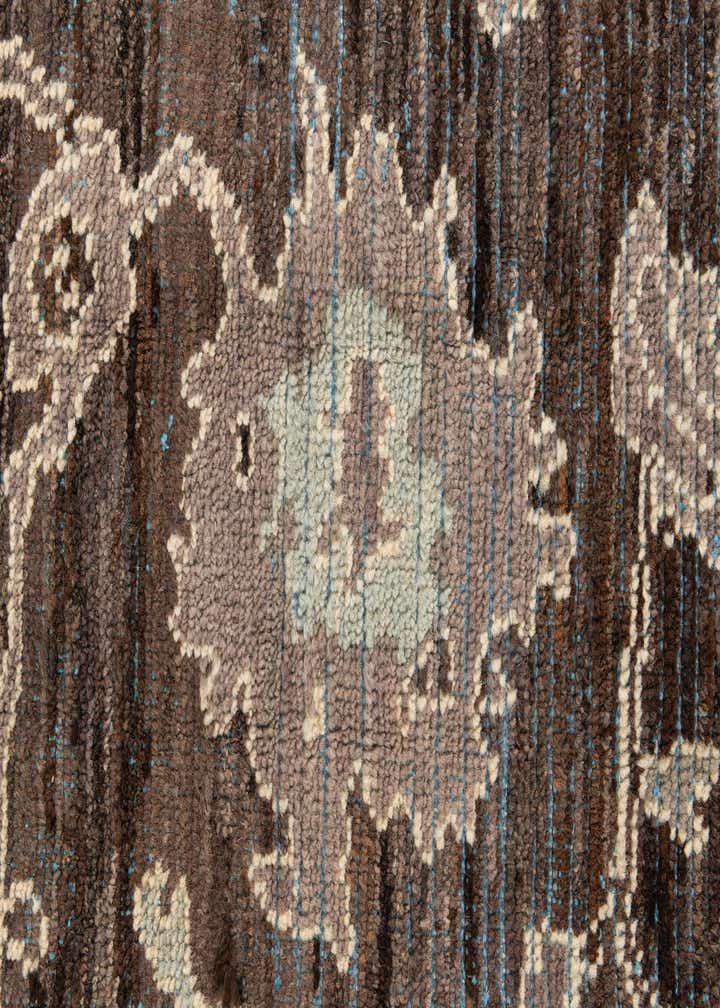 8' 3 x 9' 8 Hand Knotted Oushak Wool Rug