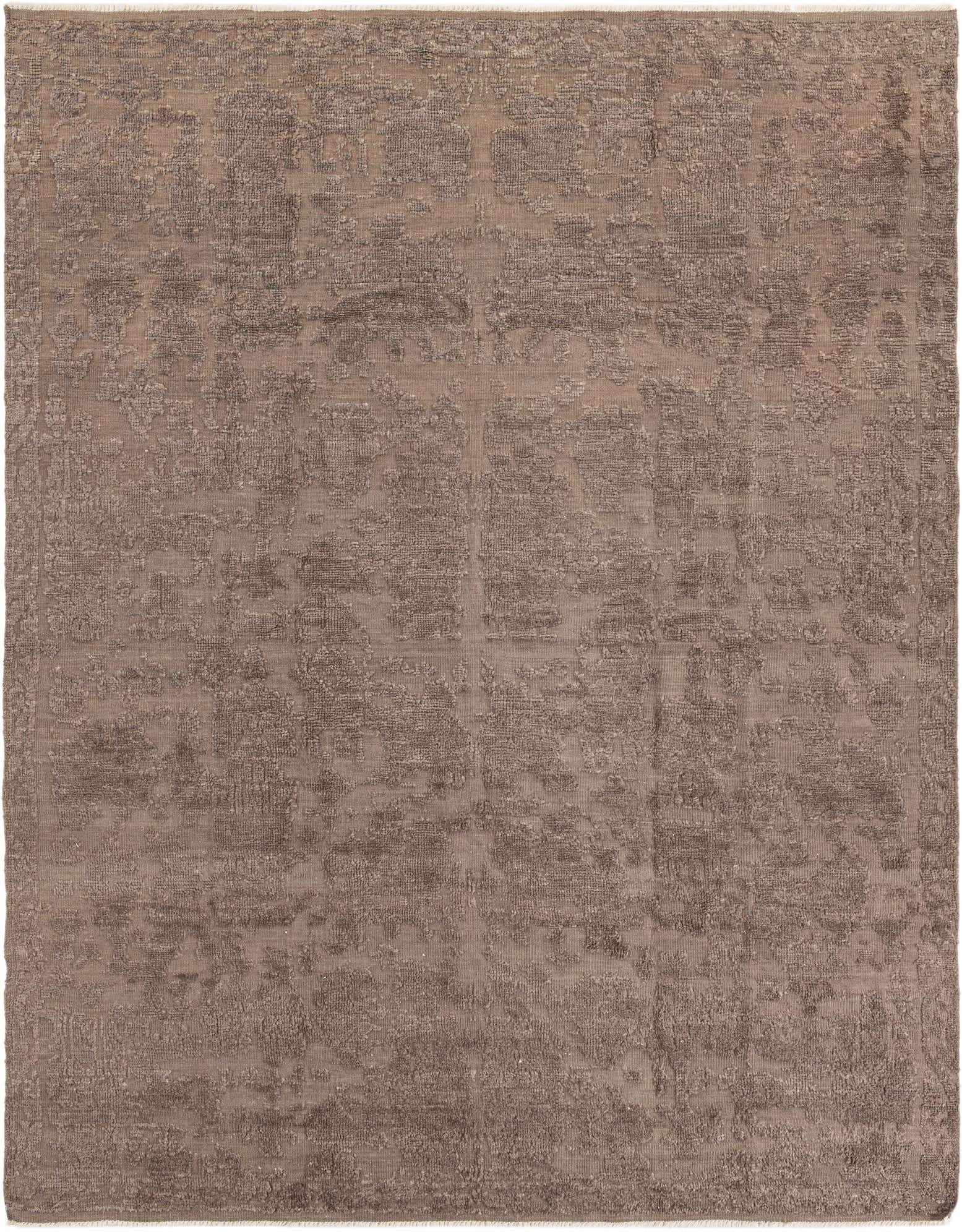 8' x 10' 2 Hand Knotted Oushak Wool Rug