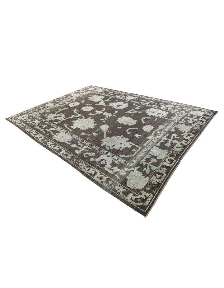 10' 2 x 13' 8 Hand Knotted Oushak Wool Rug