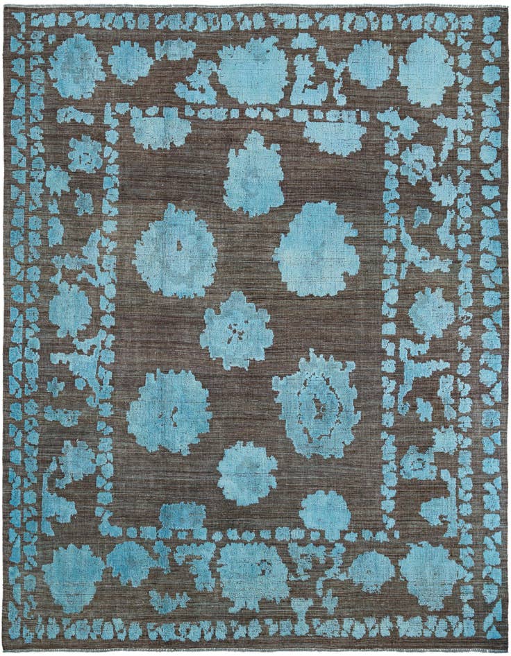 Detail image of 9' 5 x 11' 2 Hand Knotted Oushak Wool Rug