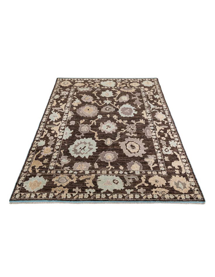 Detail image of 9' x 11' 10  Hand Knotted Oushak Wool Rug