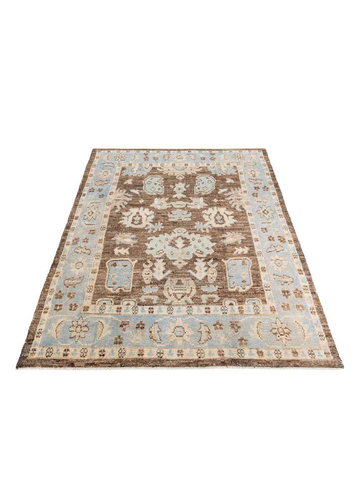 8' 4 x 10' 2 Hand Knotted Oushak Wool Rug