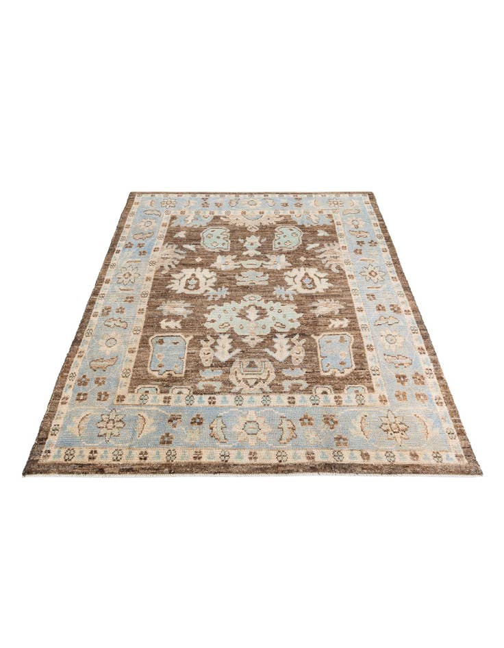 Detail image of 8' 4 x 10' 2 Hand Knotted Oushak Wool Rug