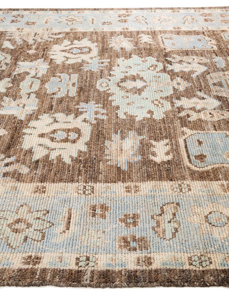 Detail image of 8' 4 x 10' 2 Hand Knotted Oushak Wool Rug