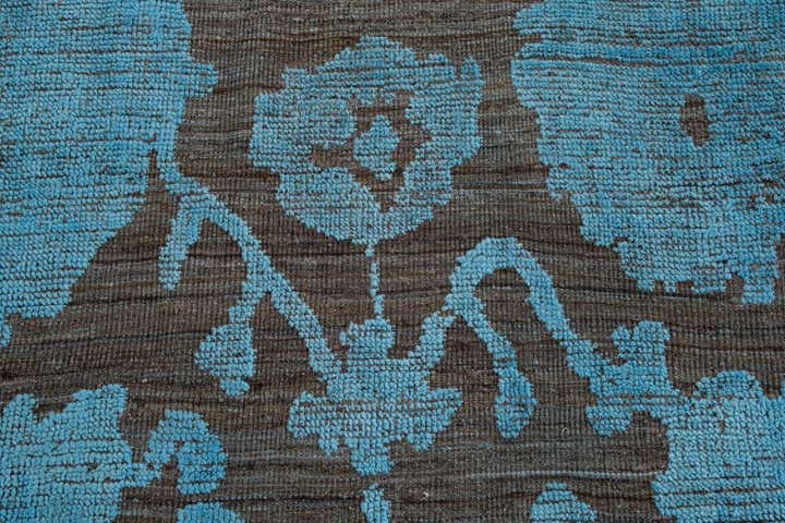 9' 3 x 12' 5 Hand Knotted Oushak Wool Rug