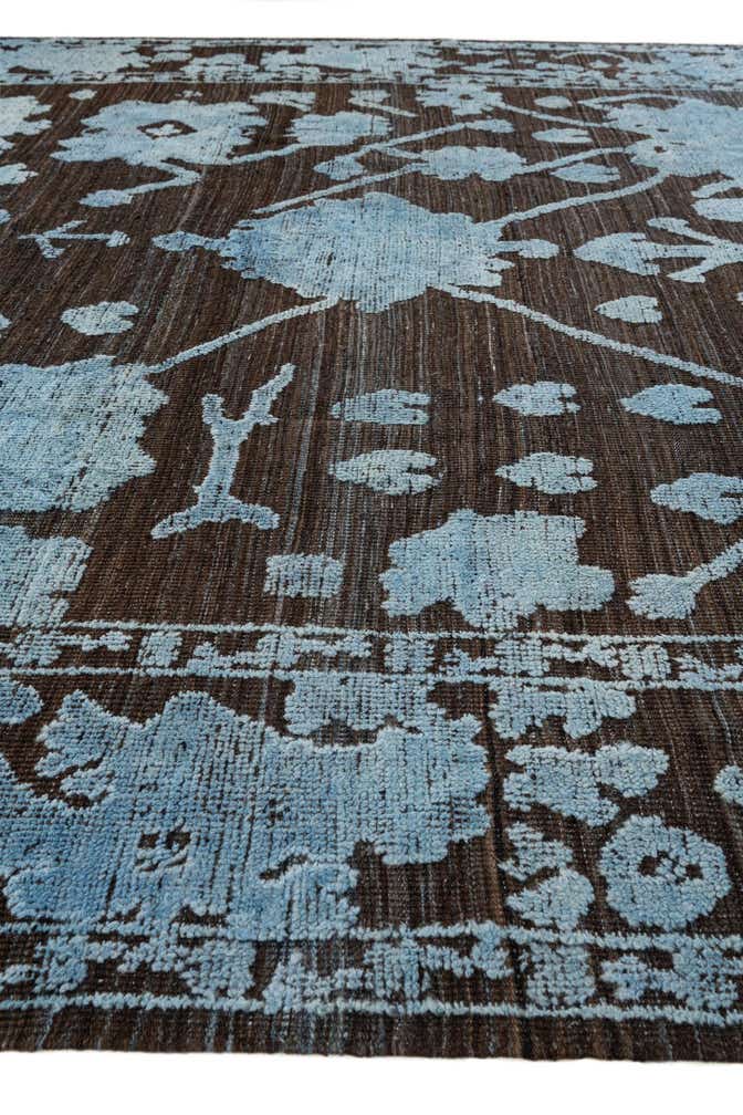 9' 3 x 11' 4 Hand Knotted Oushak Wool Rug