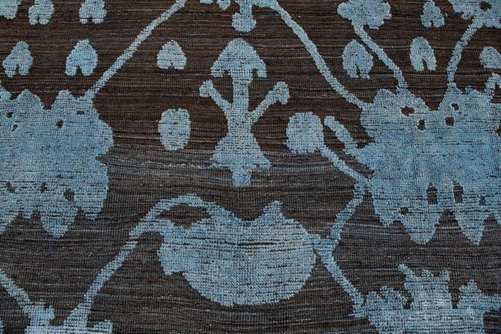 9' 3 x 11' 4 Hand Knotted Oushak Wool Rug