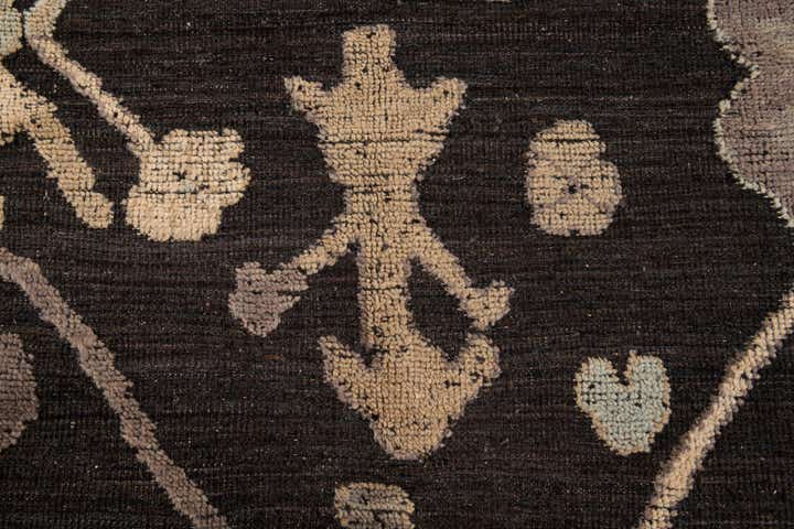 10' 7 x 14' 2 Hand Knotted Oushak Wool Rug