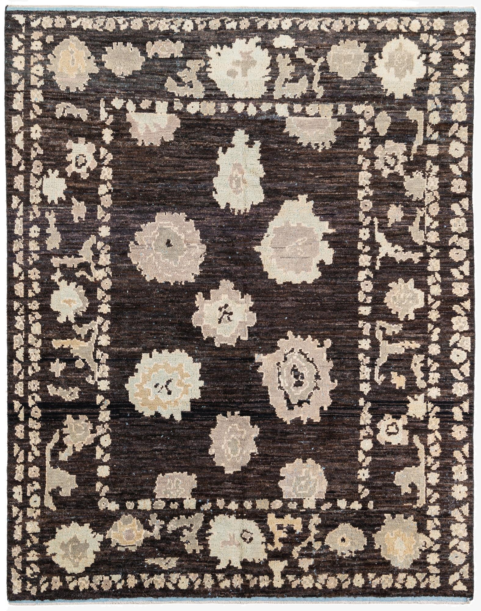 8' 2 x 10' 2  Hand Knotted Oushak Wool Rug