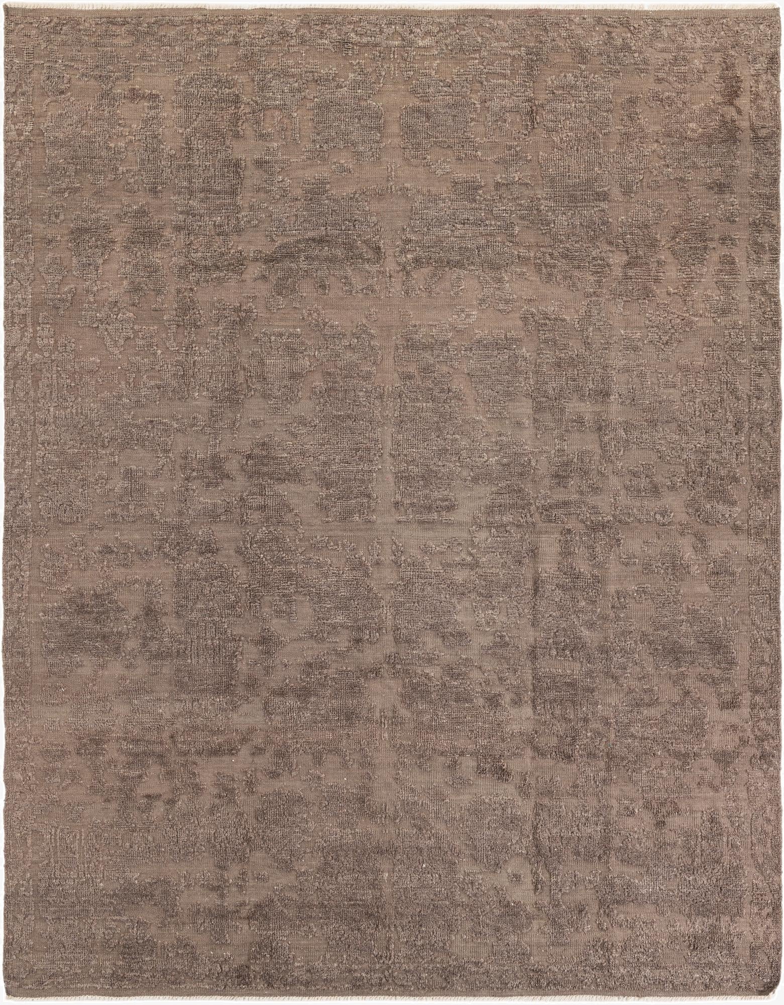 8' x 10' 2 Hand Knotted Oushak Wool Rug