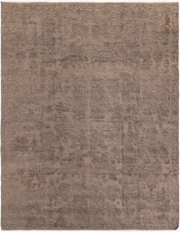 8' x 10' 2 Hand Knotted Oushak Wool Rug
