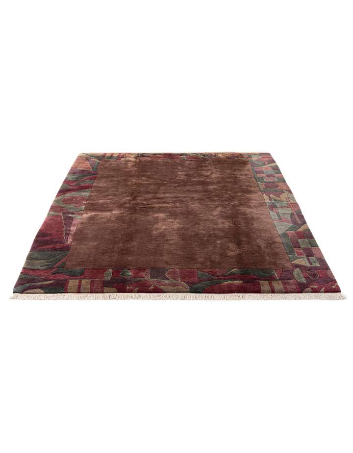 6' 11 x 8' 5 Hand Knotted Tibet Wool Rug