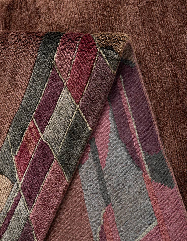 Detail image of 6' 11 x 8' 5  Hand Knotted Tibet Wool Rug