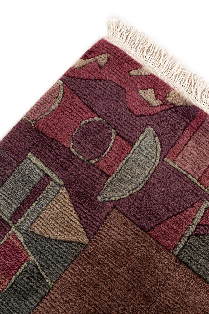 6' 11 x 8' 5 Hand Knotted Tibet Wool Rug