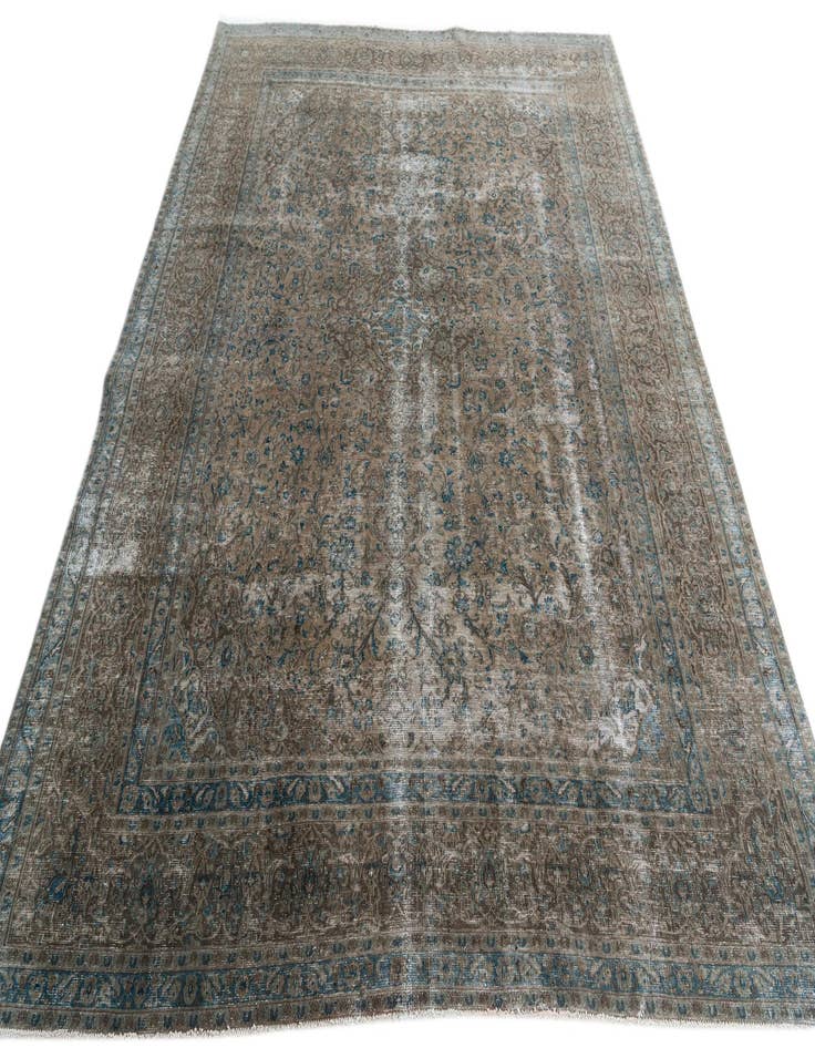 Detail image of 9' 9 x 12' 4  Hand Knotted Ultra Vintage Persian Wool Rug