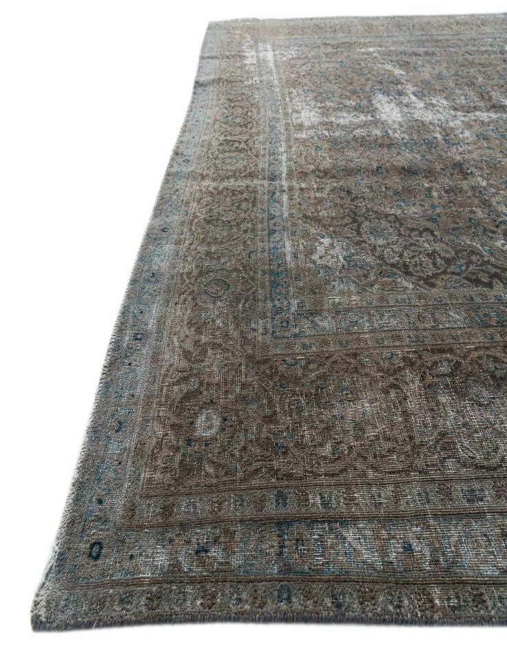 Detail image of 9' 9 x 12' 4  Hand Knotted Ultra Vintage Persian Wool Rug