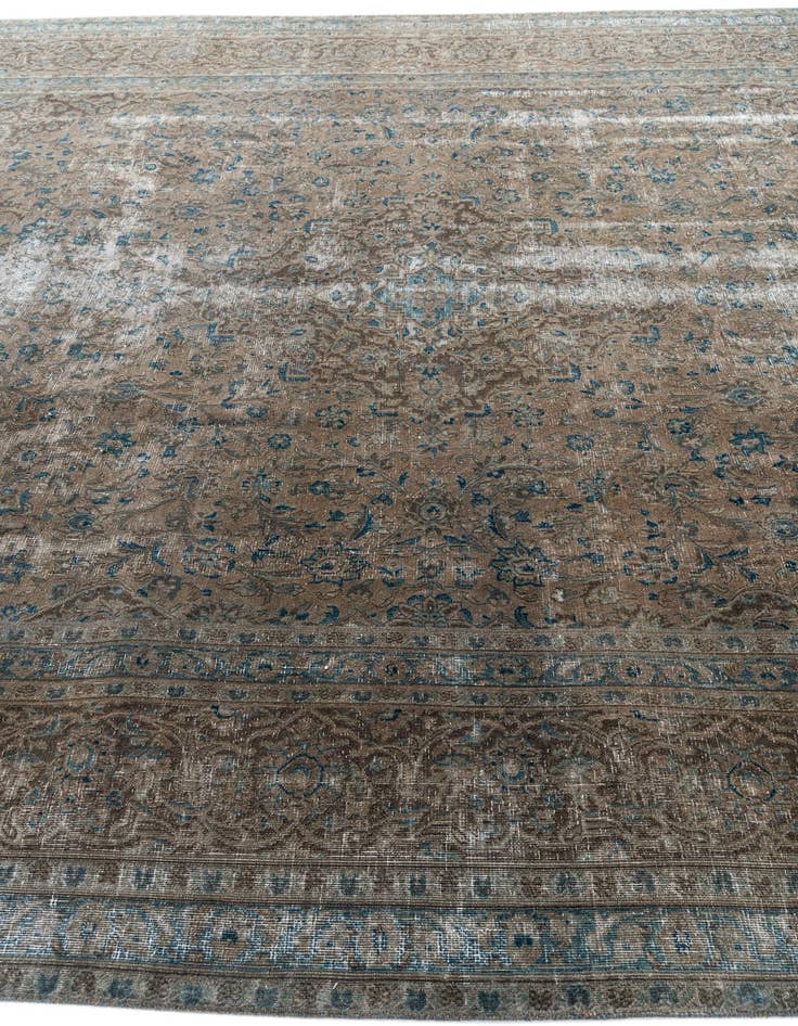 Detail image of 9' 9 x 12' 4  Hand Knotted Ultra Vintage Persian Wool Rug