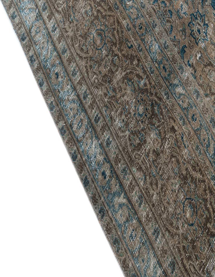 Detail image of 9' 9 x 12' 4  Hand Knotted Ultra Vintage Persian Wool Rug