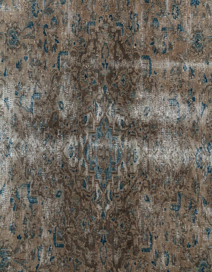 Detail image of 9' 9 x 12' 4  Hand Knotted Ultra Vintage Persian Wool Rug