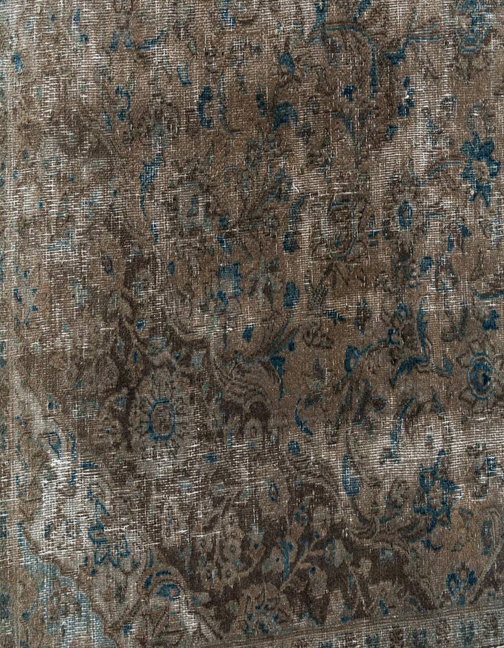 Detail image of 9' 9 x 12' 4  Hand Knotted Ultra Vintage Persian Wool Rug