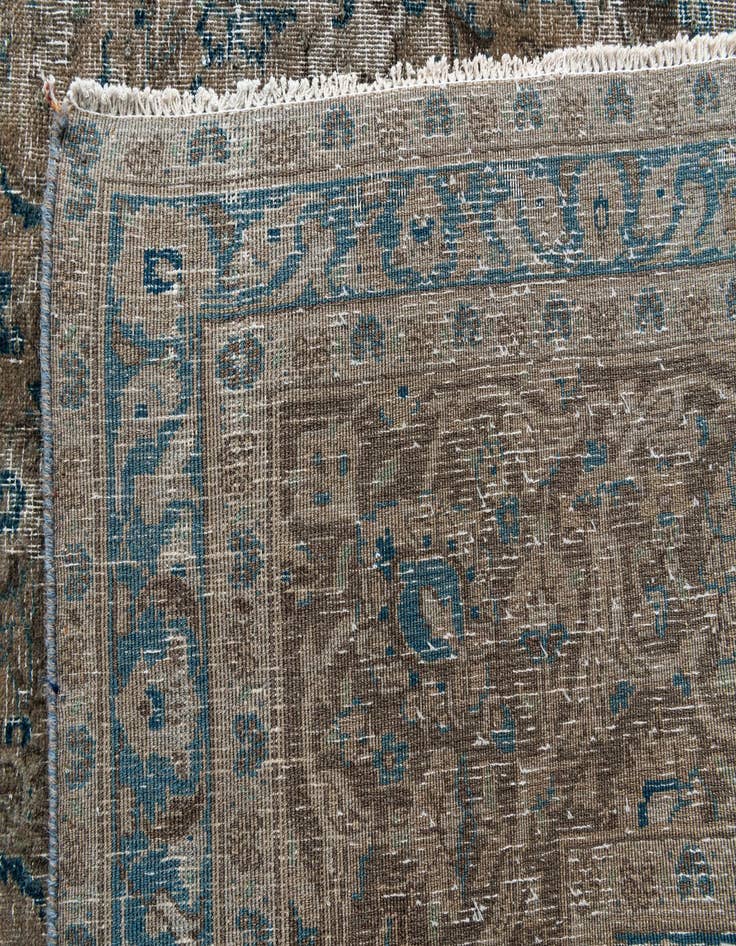 Detail image of 9' 9 x 12' 4  Hand Knotted Ultra Vintage Persian Wool Rug